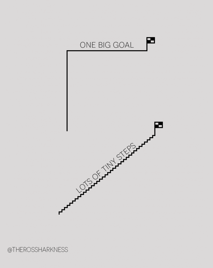 One Big Goal vs. Lots of Tiny Steps