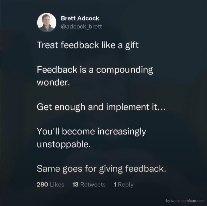 The Gift of Feedback